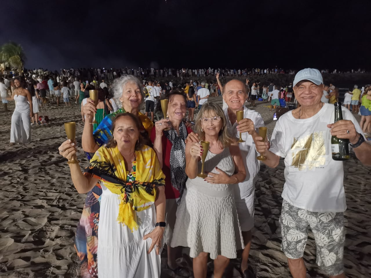 reveión na praia com meus irmãos e cunhada