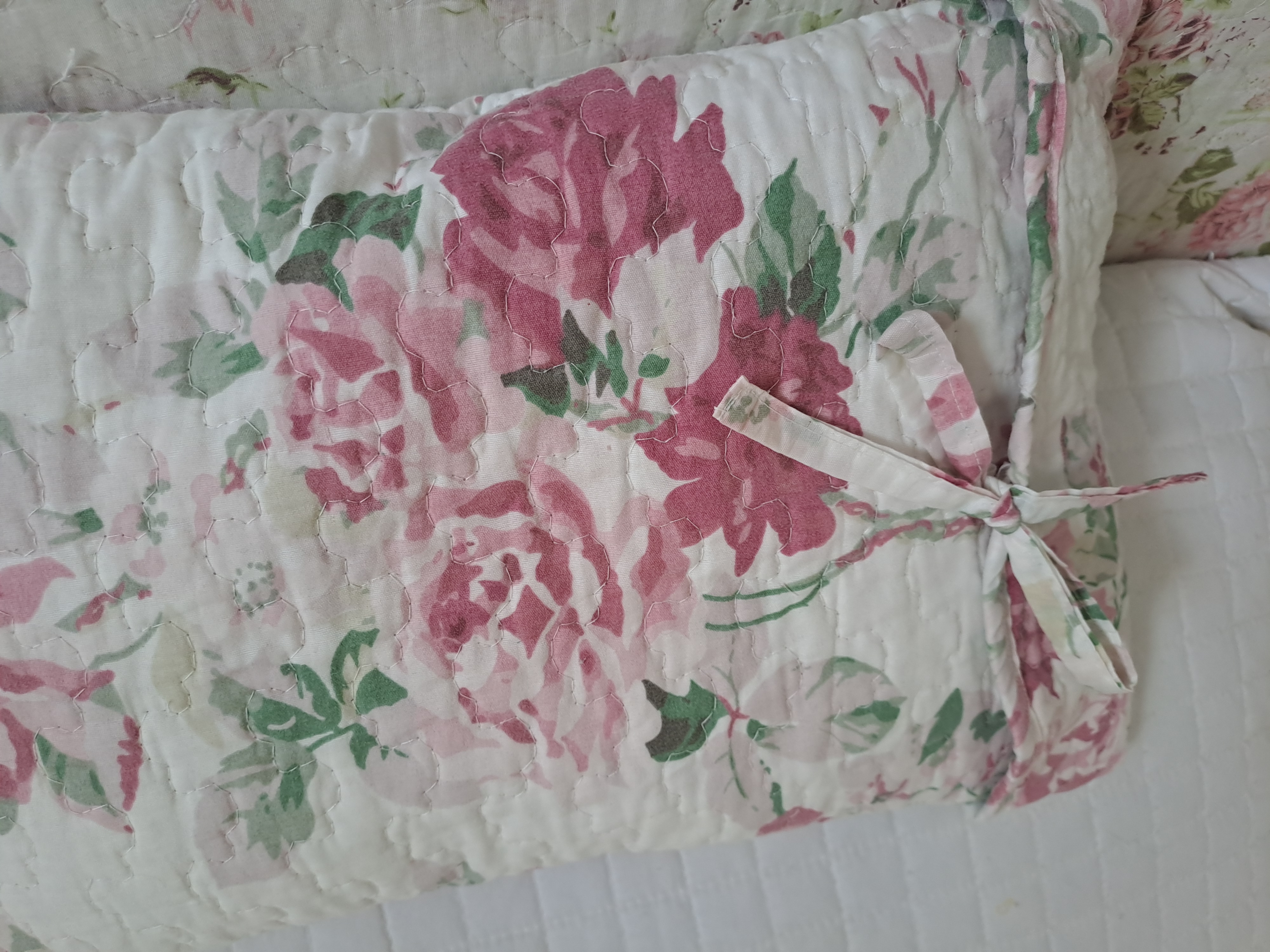 fronha estampada que fiz para travesseiro pequeno